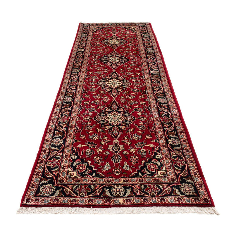 Runner Perser Rug - Keshan - 340 x 98 cm - dark red
