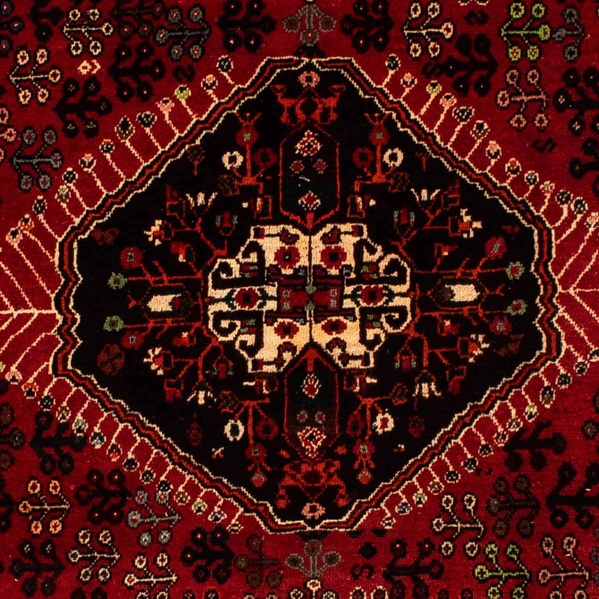 Perser Rug - Nomadic - 303 x 212 cm - dark red