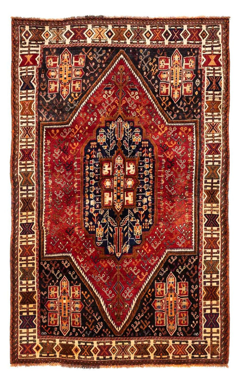 Perser Rug - Nomadic - 257 x 160 cm - dark red