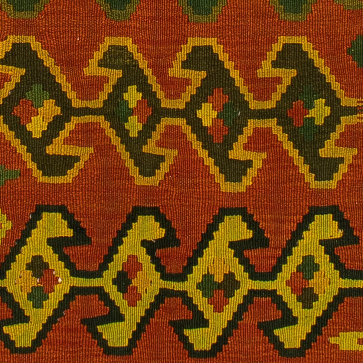 Kelim Rug - Oriental - 208 x 150 cm - dark green