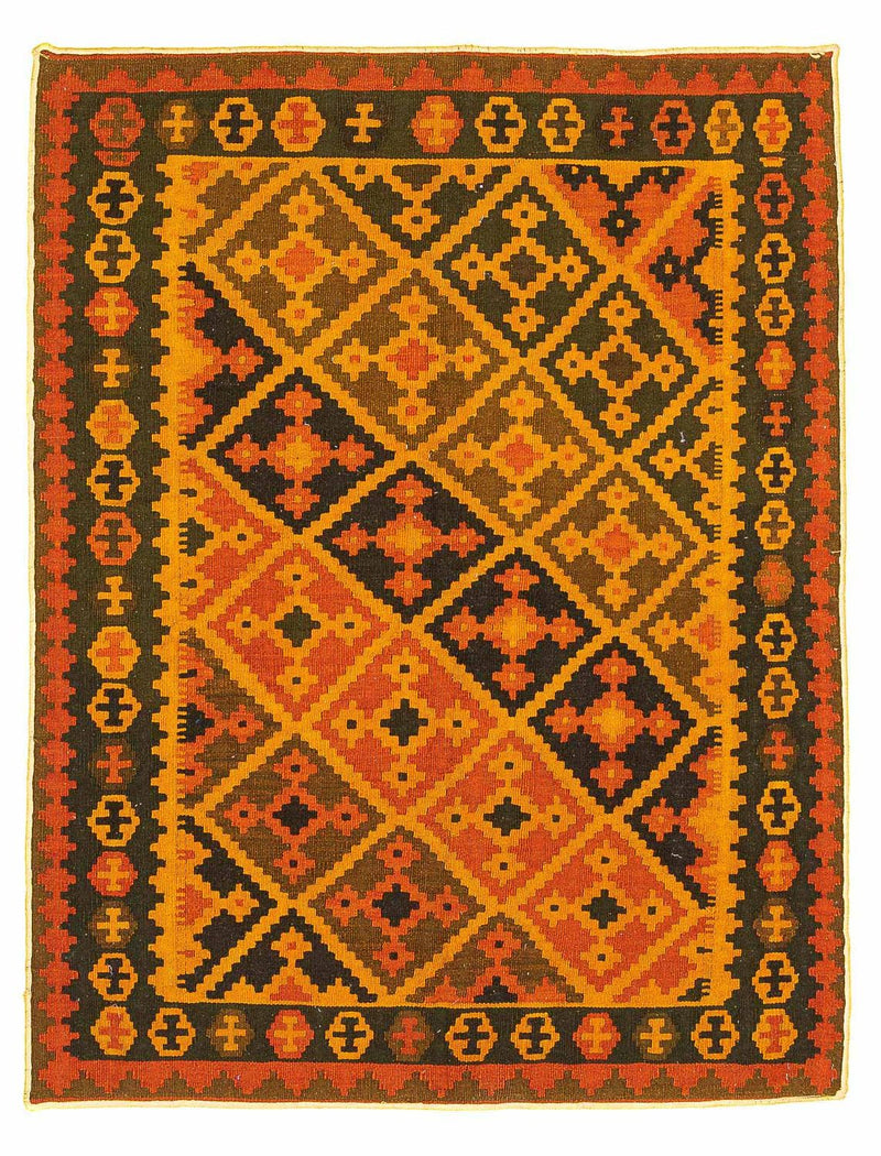 Kelim Rug - Oriental - 190 x 149 cm - gold