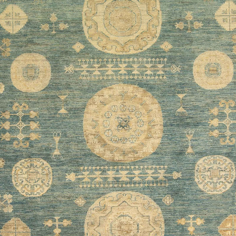 Ziegler Rug - 297 x 241 cm - turquoise