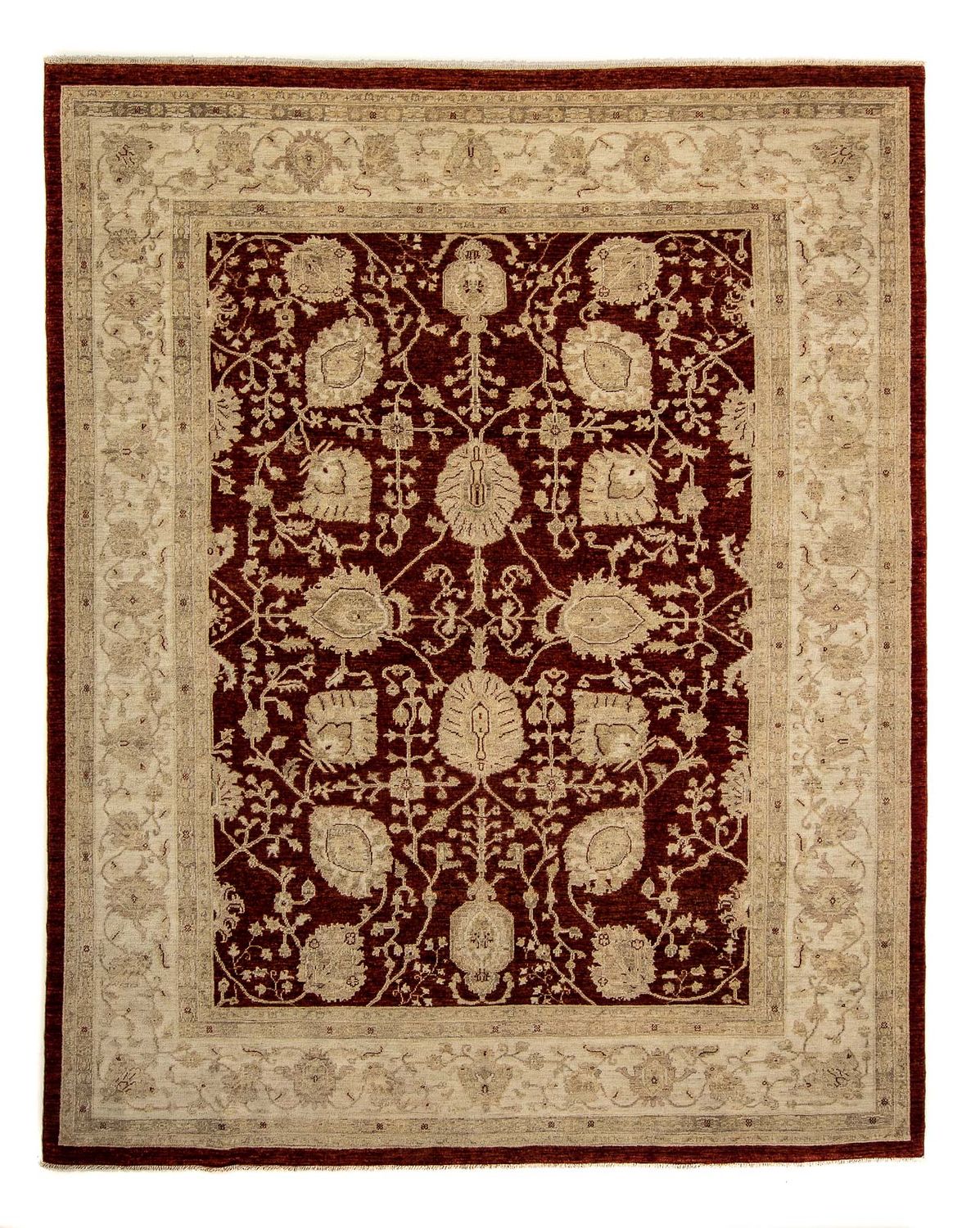 Ziegler Rug - 296 x 242 cm - dark red