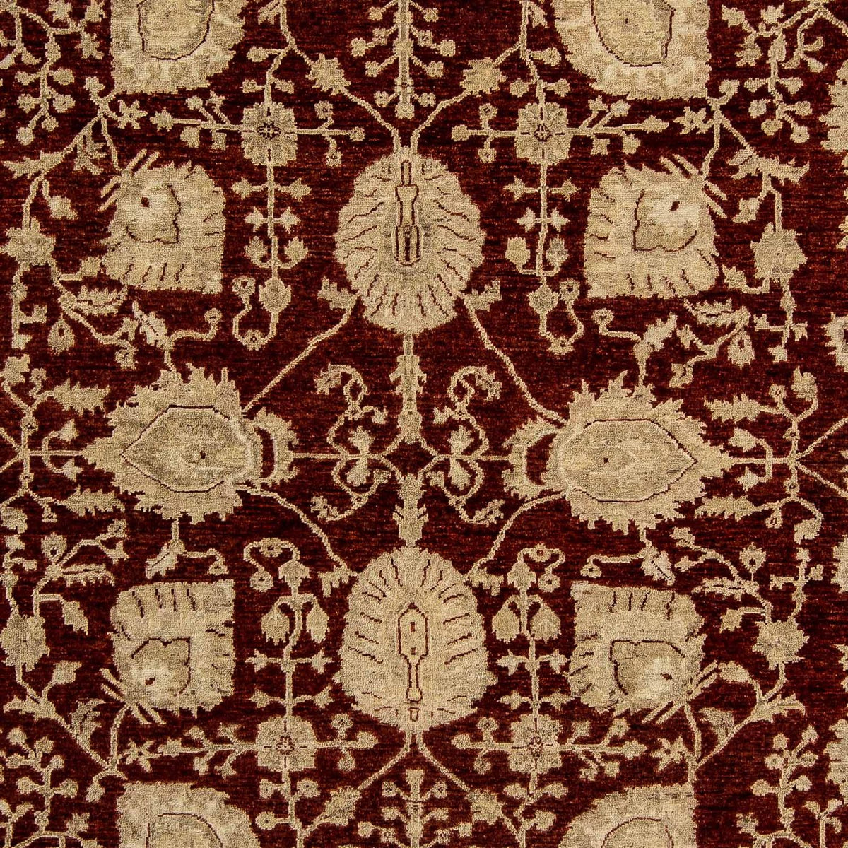 Ziegler Rug - 296 x 242 cm - dark red