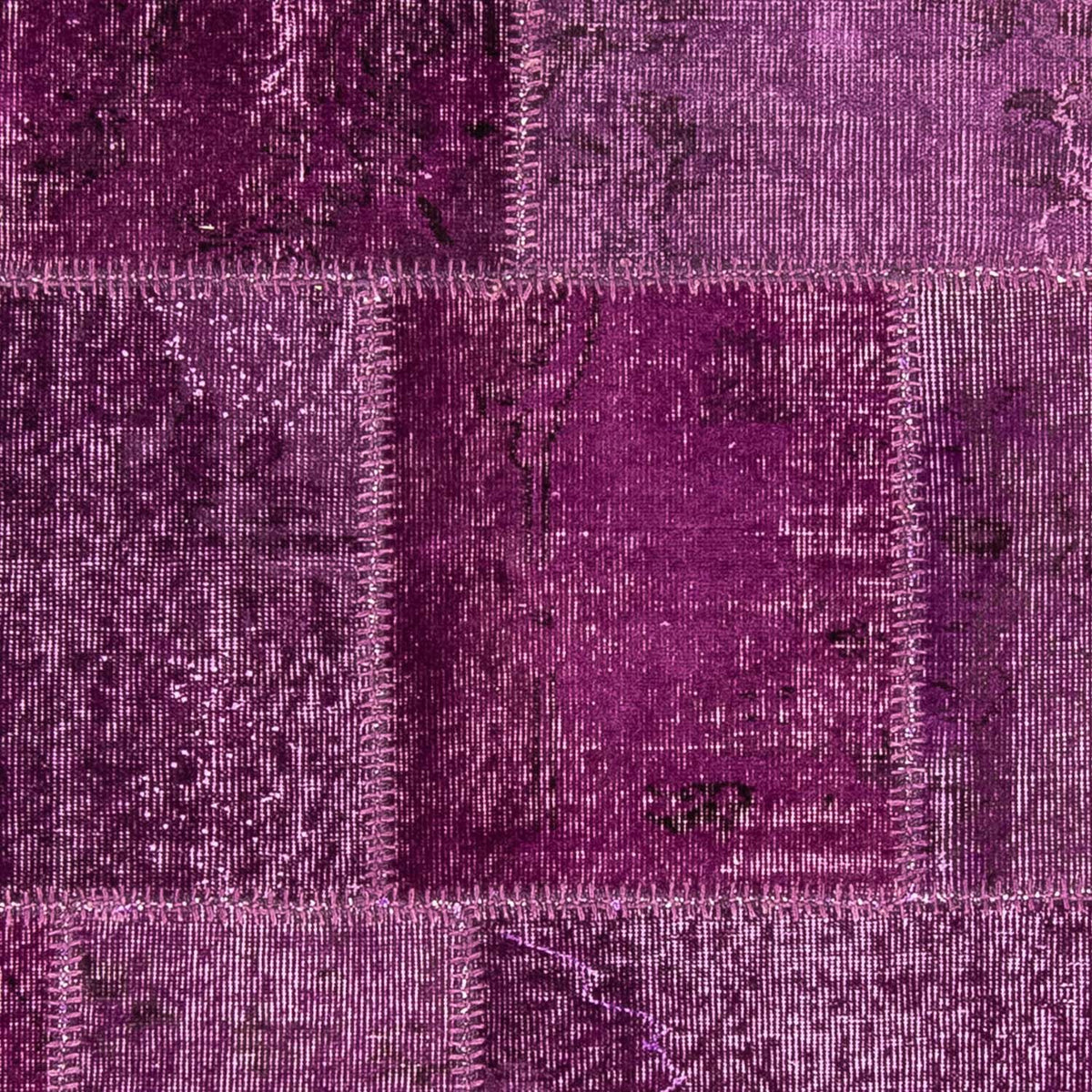 Patchwork Rug - 240 x 170 cm - purple