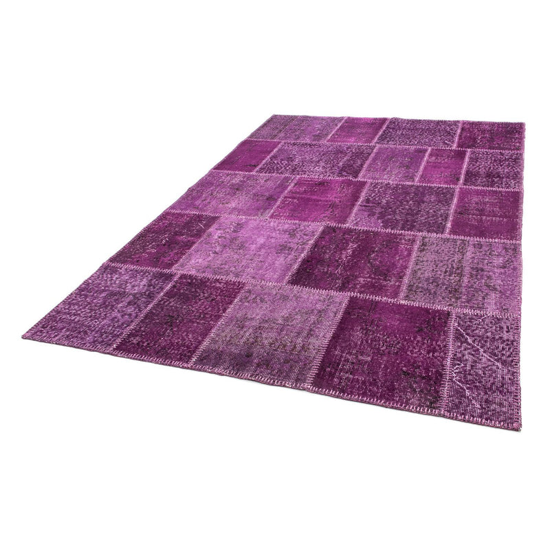 Patchwork Rug - 240 x 170 cm - purple