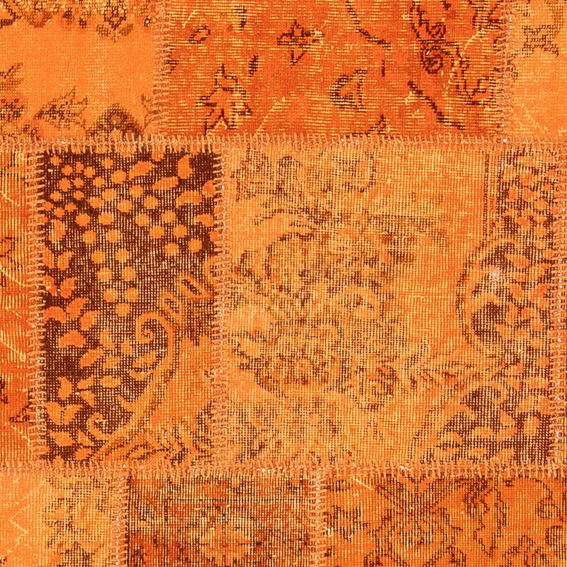 Patchwork Rug - 240 x 170 cm - brown