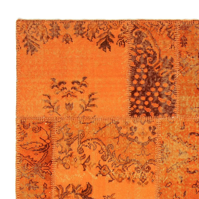 Patchwork Rug - 240 x 170 cm - brown