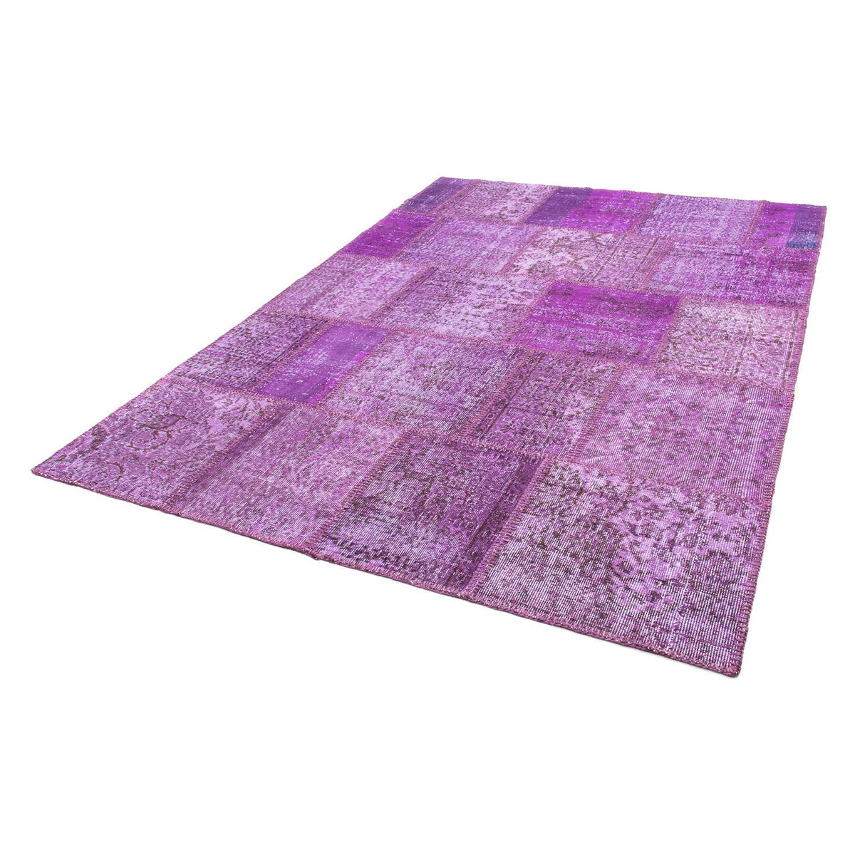 Patchwork Rug - 240 x 170 cm - purple