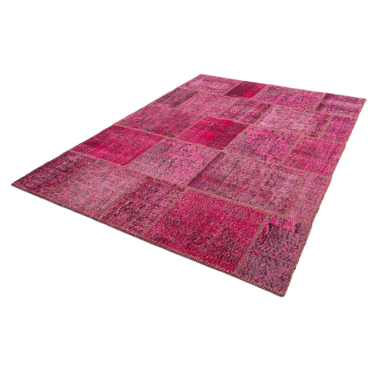Patchwork Rug - 240 x 170 cm - multicolored