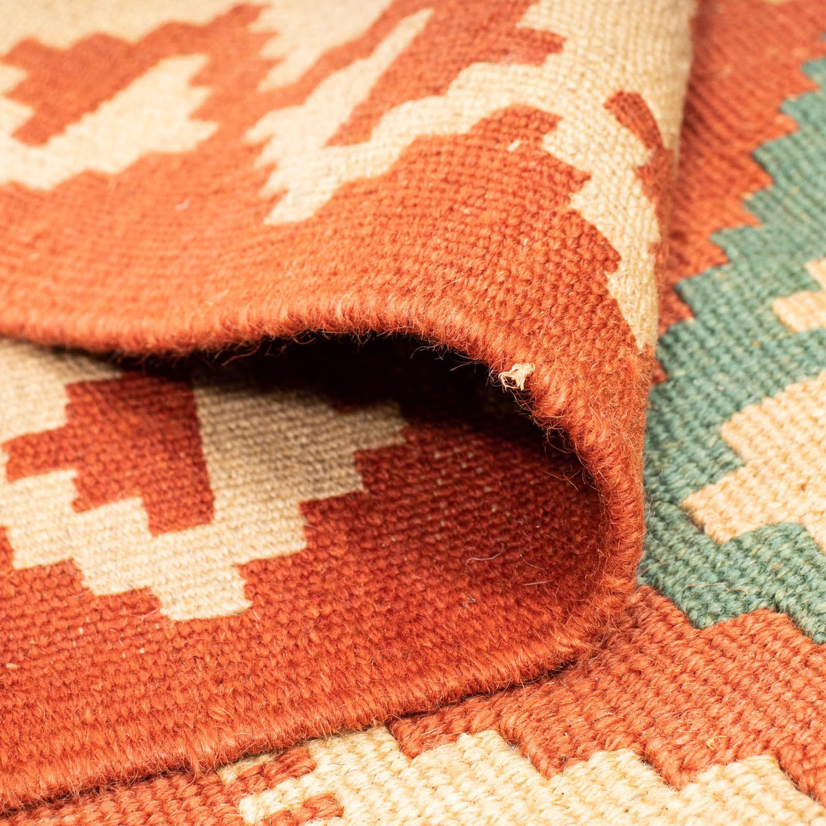 Kelim Rug - Oriental square  - 213 x 193 cm - multicolored