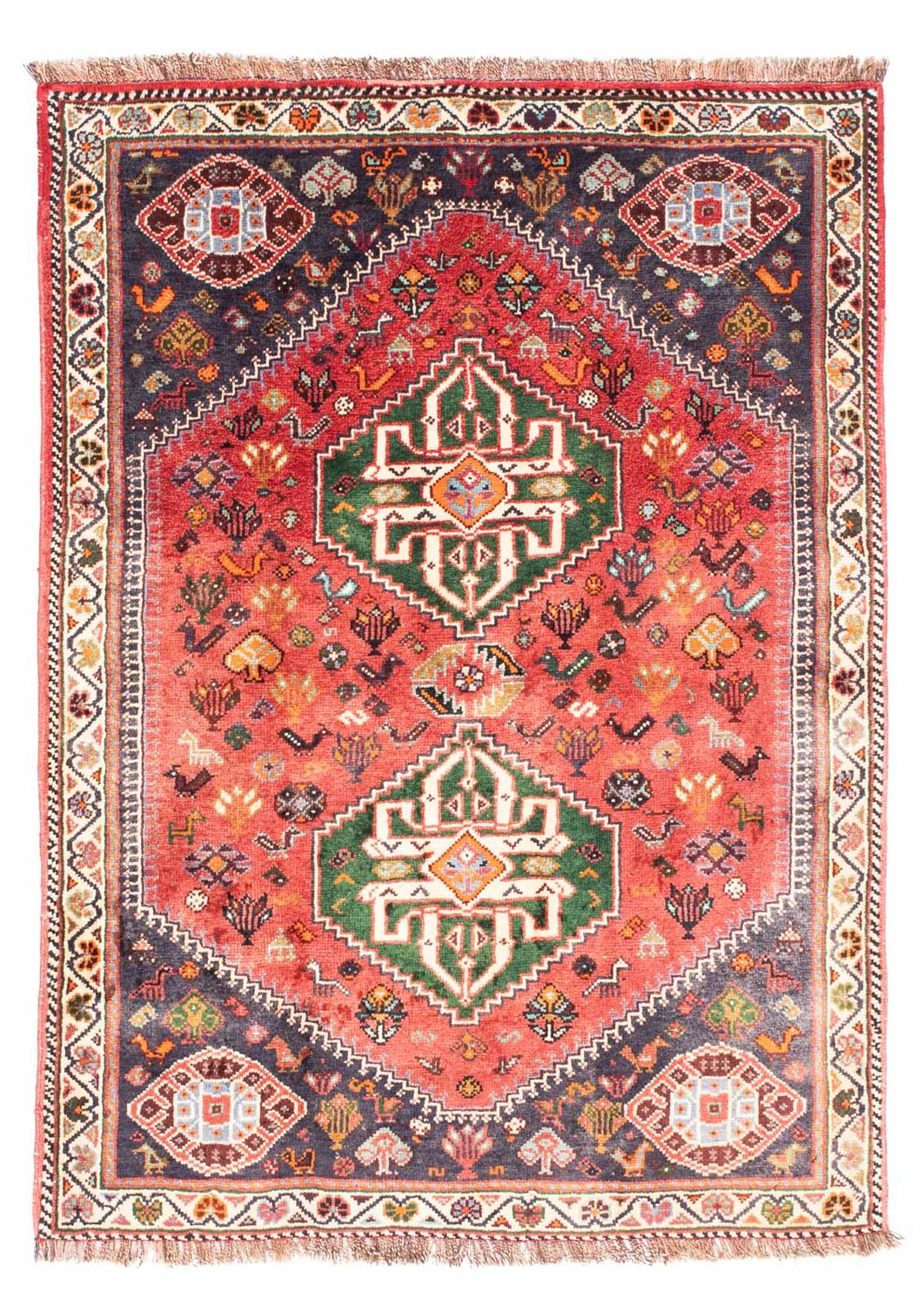 Perser Rug - Nomadic - 160 x 117 cm - red