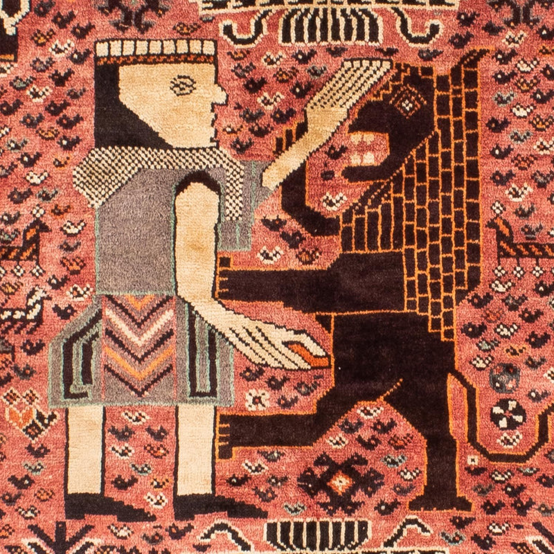 Perser Rug - Nomadic - 192 x 155 cm - light red