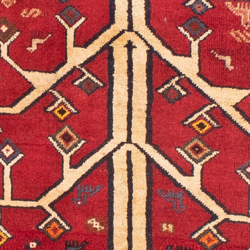 Perser Rug - Nomadic - 208 x 117 cm - dark red