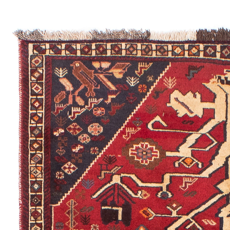Perser Rug - Nomadic - 208 x 117 cm - dark red