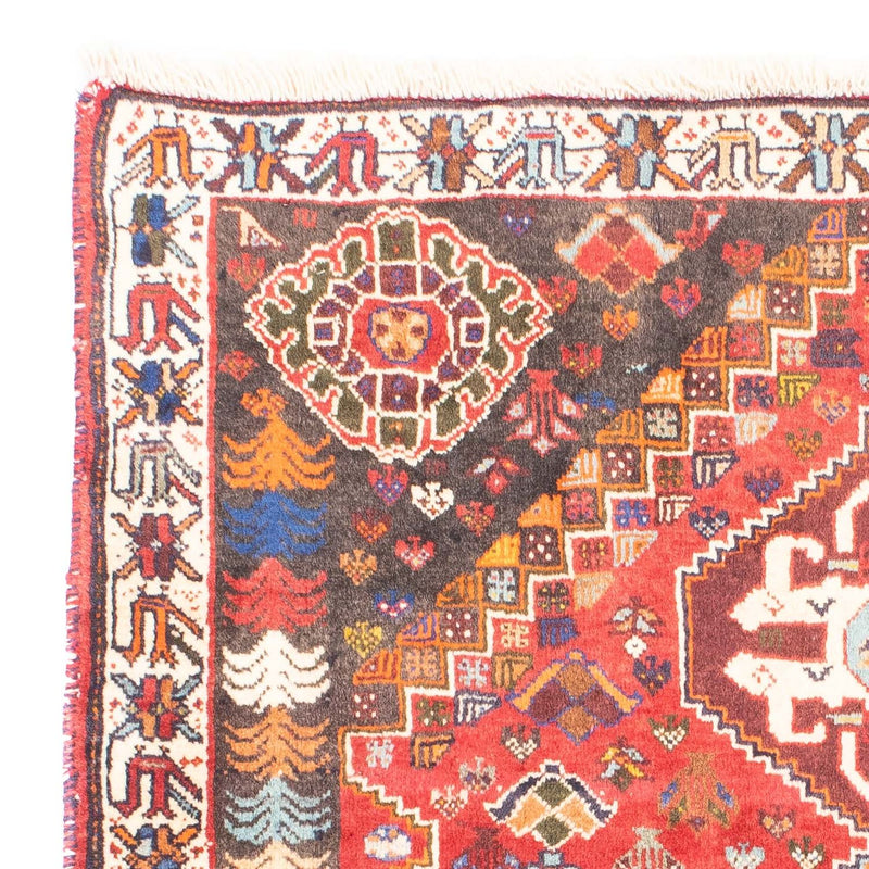 Perser Rug - Nomadic - 150 x 120 cm - dark red