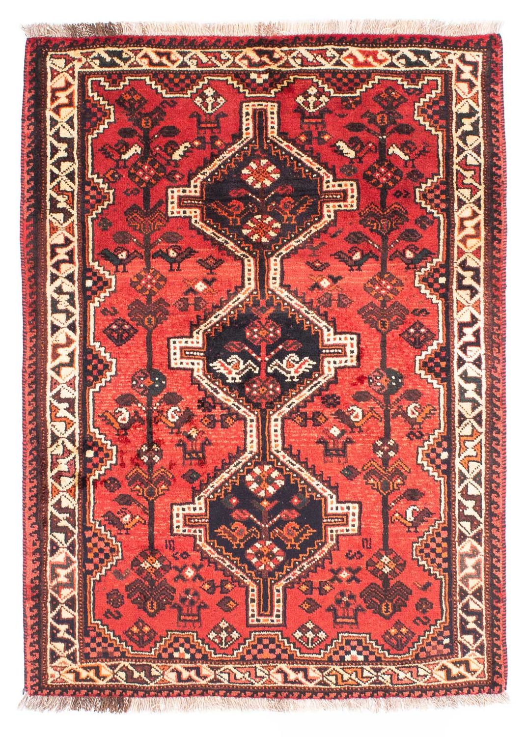 Perser Rug - Nomadic - 160 x 113 cm - dark red