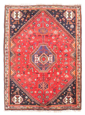 Perser Rug - Nomadic - 152 x 116 cm - dark red