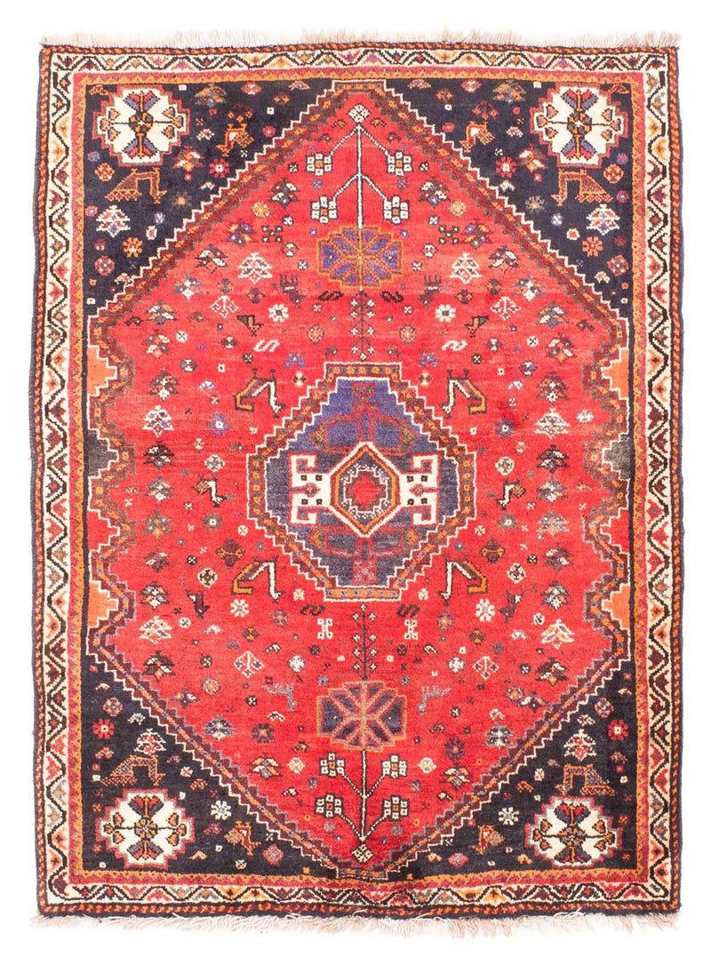 Perser Rug - Nomadic - 152 x 116 cm - dark red