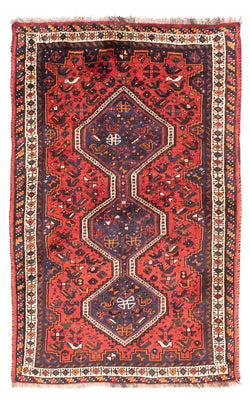 Perser Rug - Nomadic - 163 x 110 cm - dark red