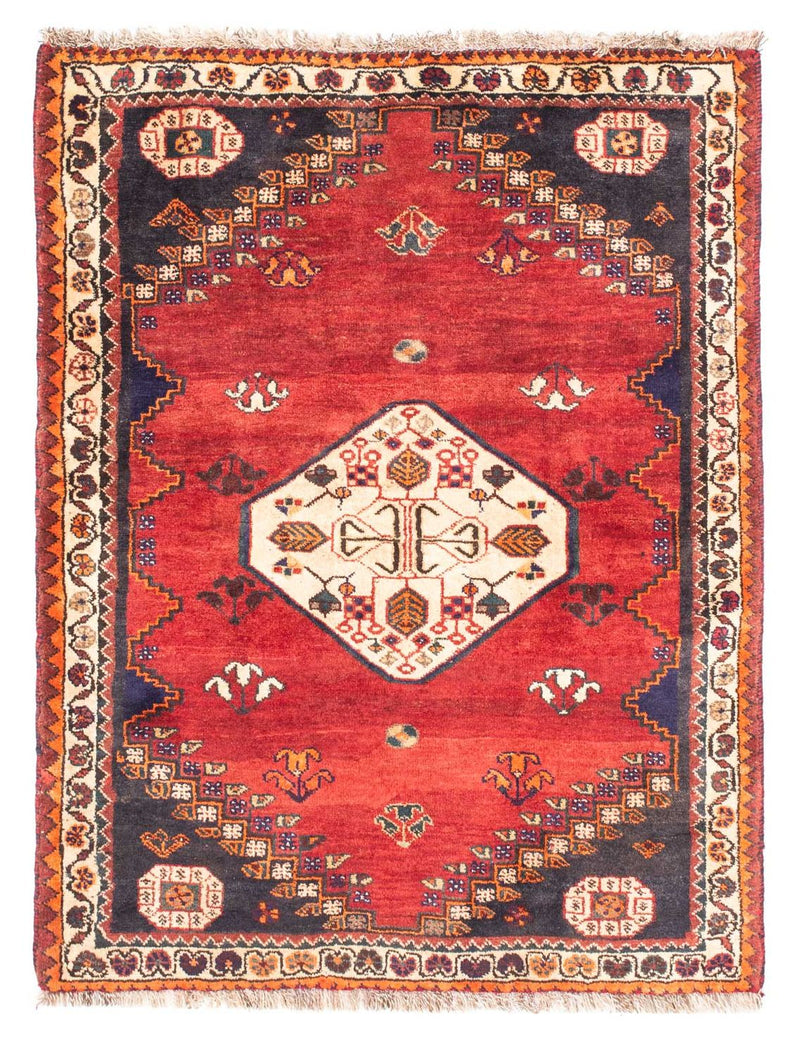 Perser Rug - Nomadic - 150 x 116 cm - dark red