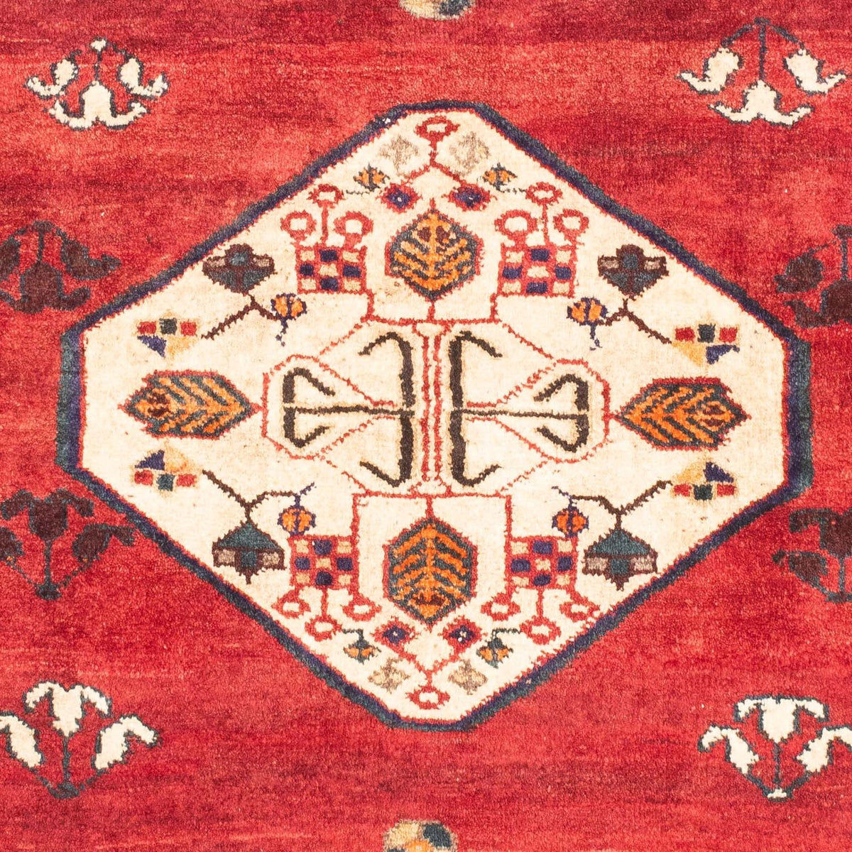 Perser Rug - Nomadic - 150 x 116 cm - dark red