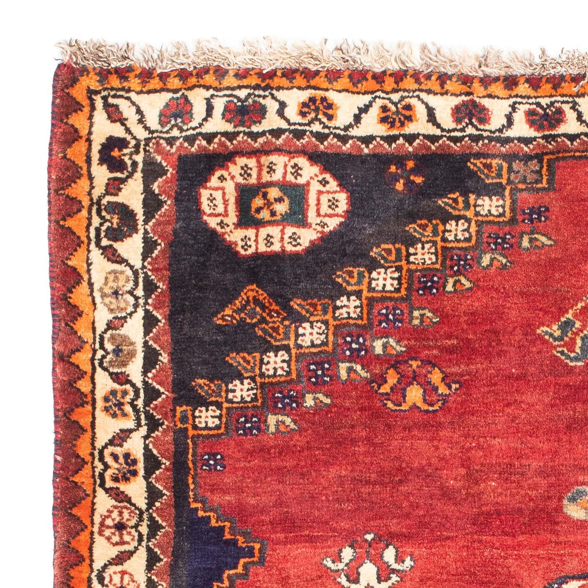 Perser Rug - Nomadic - 150 x 116 cm - dark red