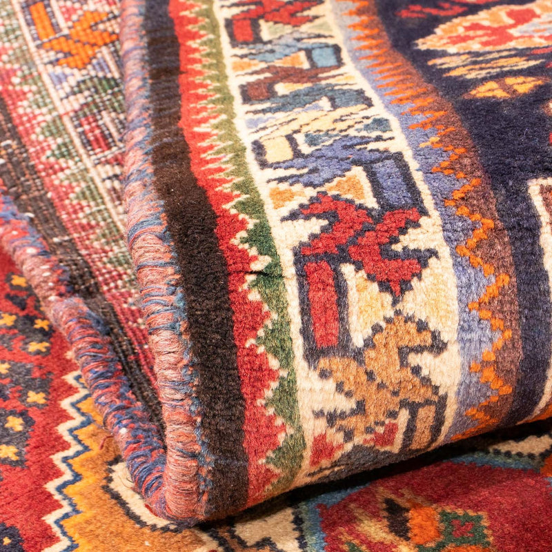 Perser Rug - Nomadic - 143 x 110 cm - dark red