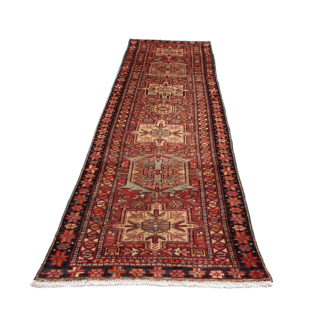 Runner Perser Rug - Nomadic - 310 x 80 cm - dark red