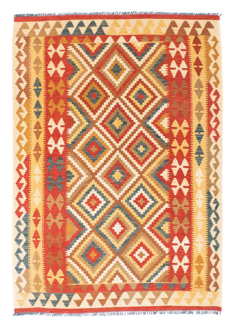 Kelim Rug - Oriental - 200 x 133 cm - red