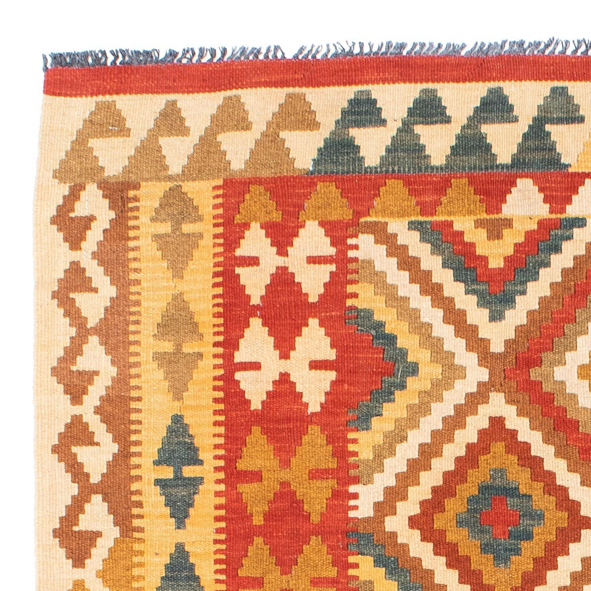 Kelim Rug - Oriental - 200 x 133 cm - red