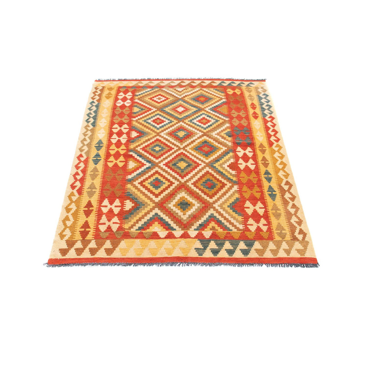 Kelim Rug - Oriental - 200 x 133 cm - red