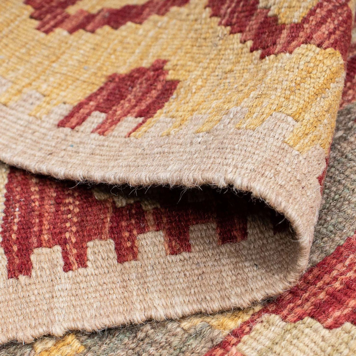 Runner Kelim Rug - Splash - 206 x 62 cm - multicolored