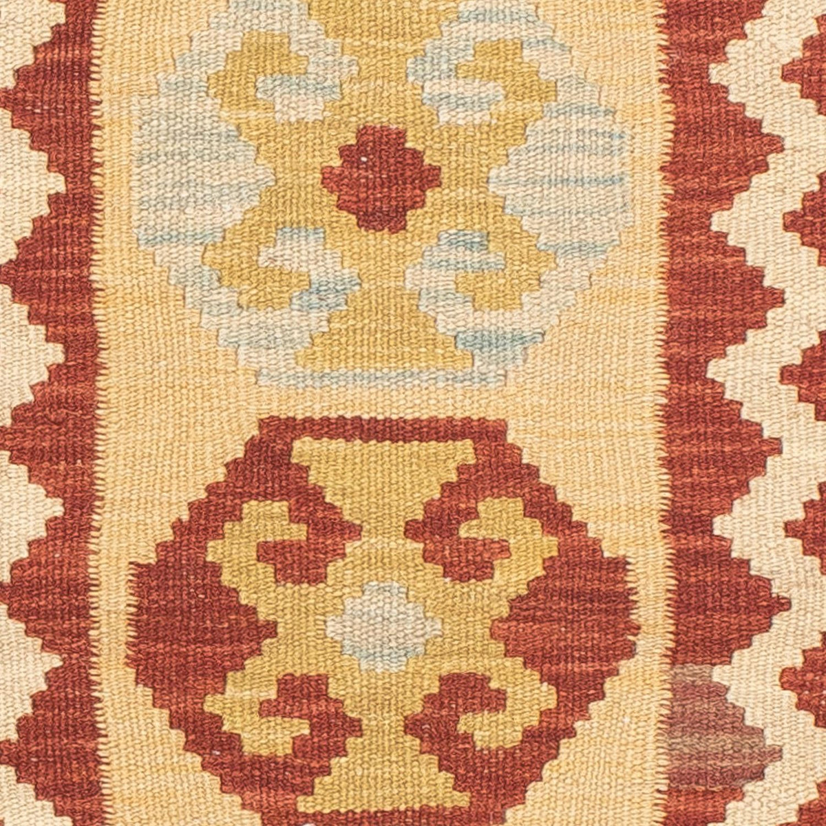 Runner Kelim Rug - Splash - 193 x 63 cm - beige