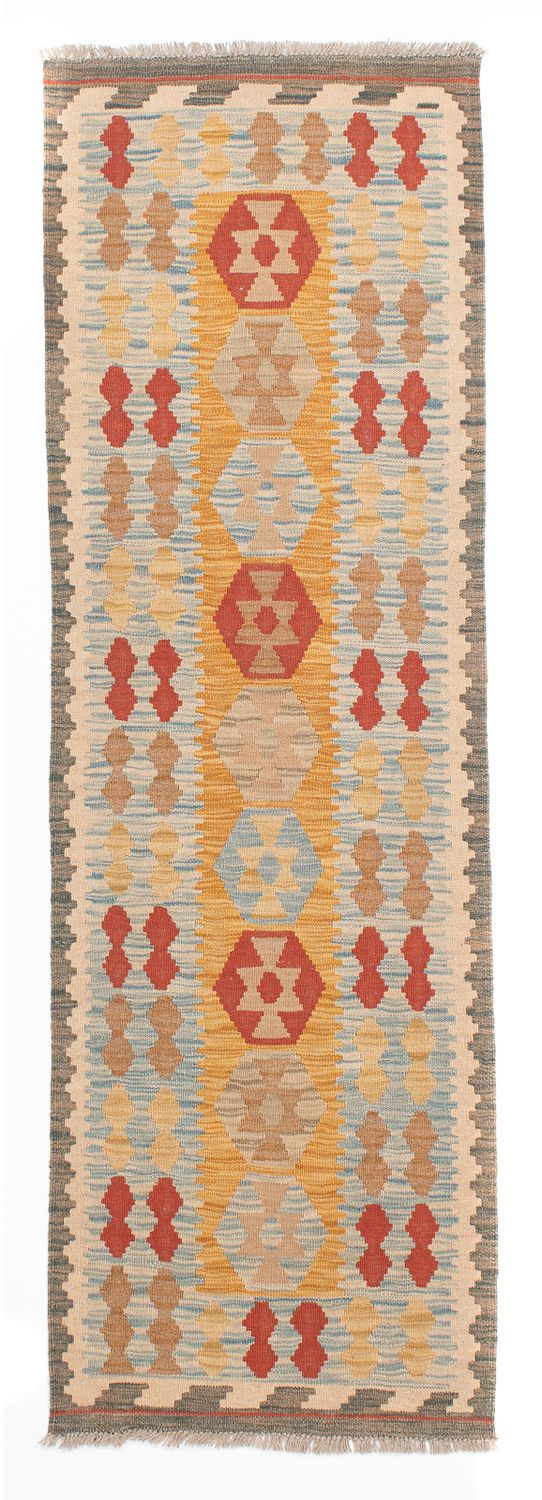 Runner Kelim Rug - Splash - 212 x 65 cm - multicolored