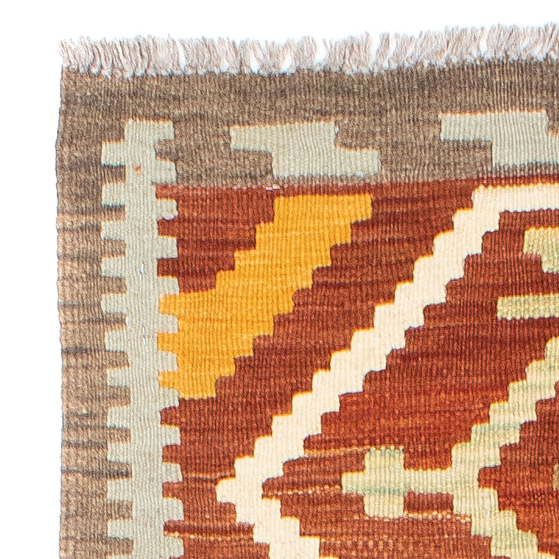 Runner Kelim Rug - Oriental - 205 x 71 cm - rust