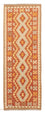 Runner Kelim Rug - Splash - 200 x 62 cm - rust