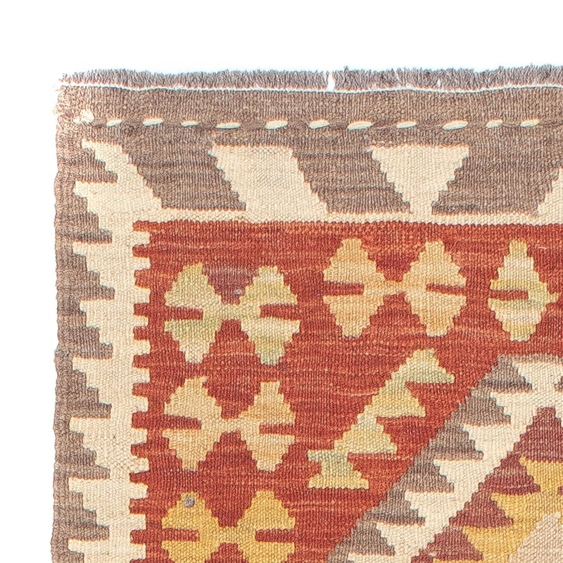 Runner Kelim Rug - Splash - 200 x 66 cm - red