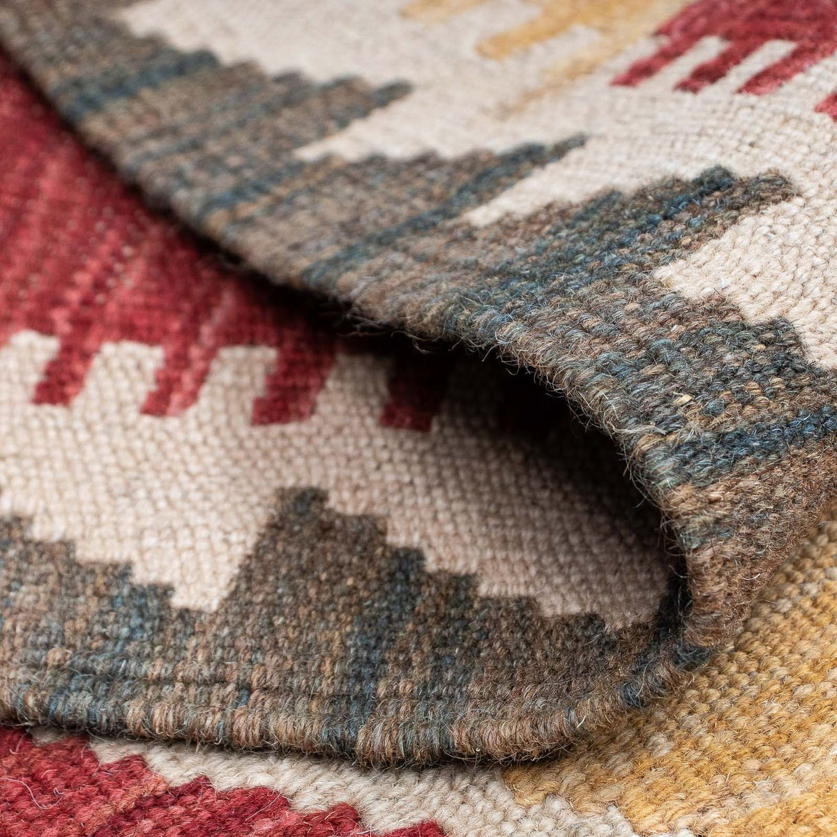 Runner Kelim Rug - Splash - 203 x 69 cm - multicolored