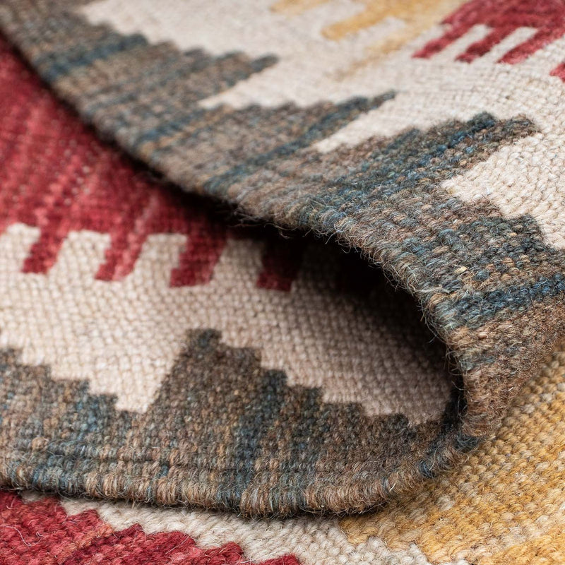 Runner Kelim Rug - Splash - 203 x 69 cm - multicolored