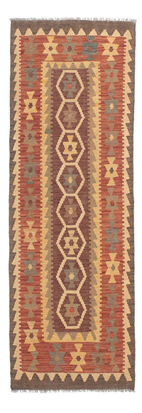Runner Kelim Rug - Splash - 201 x 67 cm - multicolored