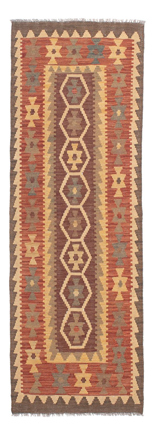 Runner Kelim Rug - Splash - 201 x 67 cm - multicolored