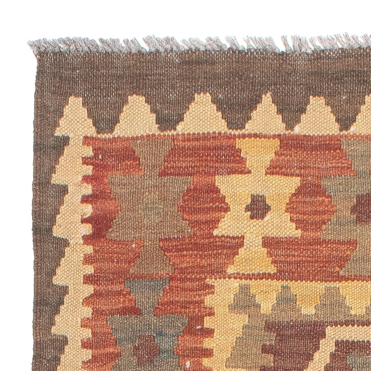 Runner Kelim Rug - Splash - 201 x 67 cm - multicolored