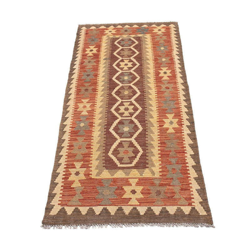 Runner Kelim Rug - Splash - 201 x 67 cm - multicolored
