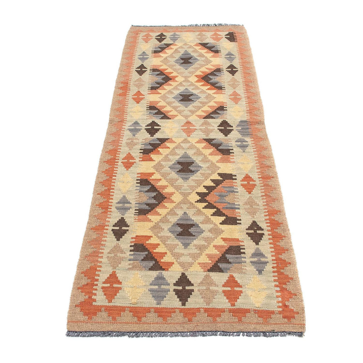 Runner Kelim Rug - Splash - 198 x 57 cm - multicolored