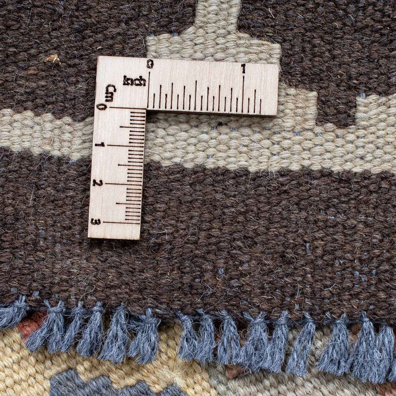 Runner Kelim Rug - Splash - 198 x 63 cm - beige