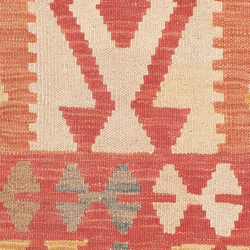 Runner Kelim Rug - Splash - 186 x 68 cm - red