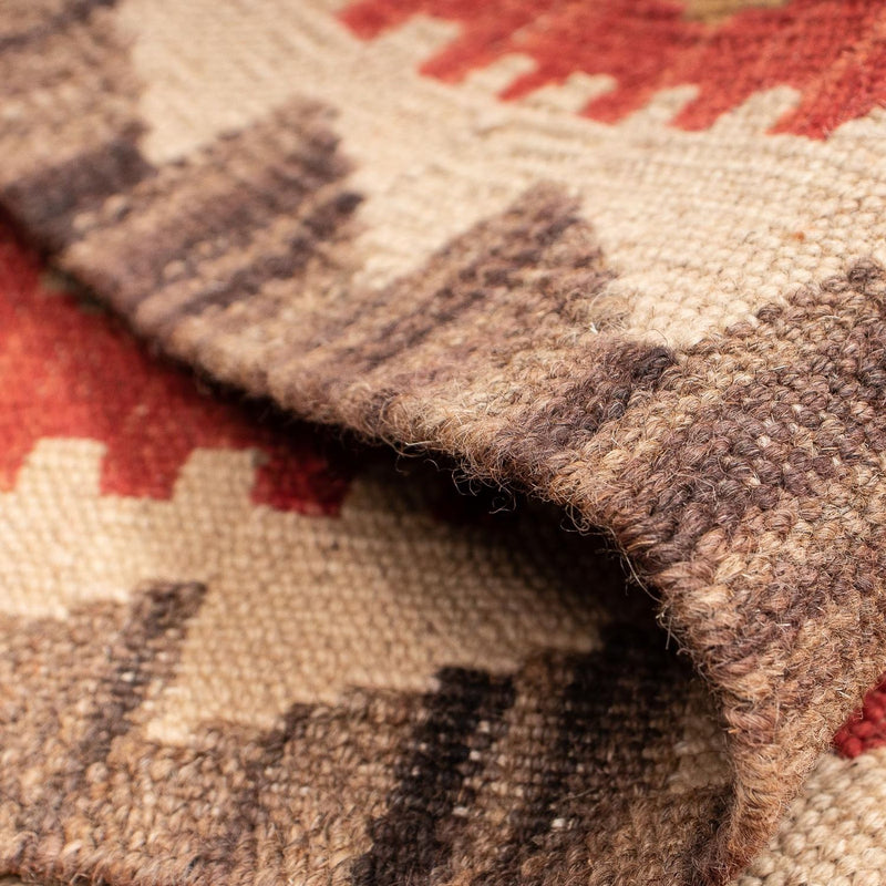 Runner Kelim Rug - Splash - 186 x 68 cm - red