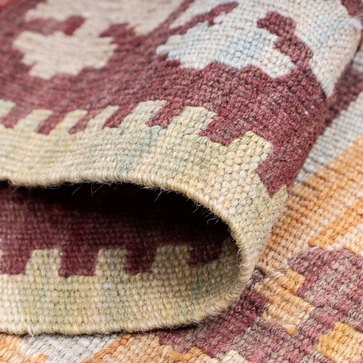 Runner Kelim Rug - Splash - 194 x 48 cm - multicolored