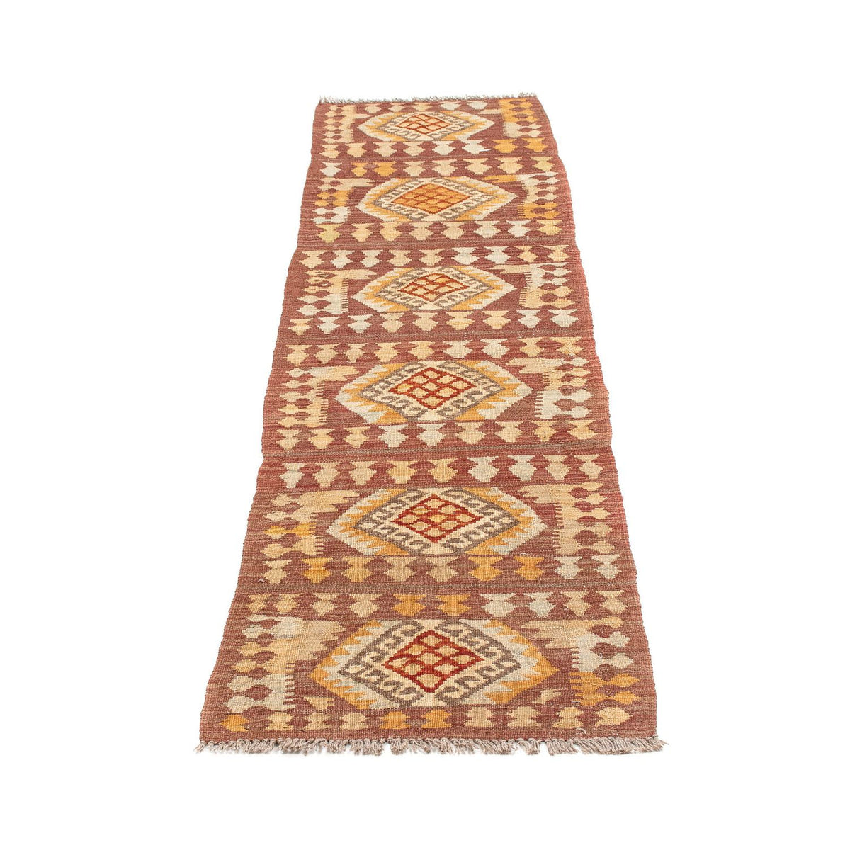 Runner Kelim Rug - Splash - 248 x 49 cm - multicolored